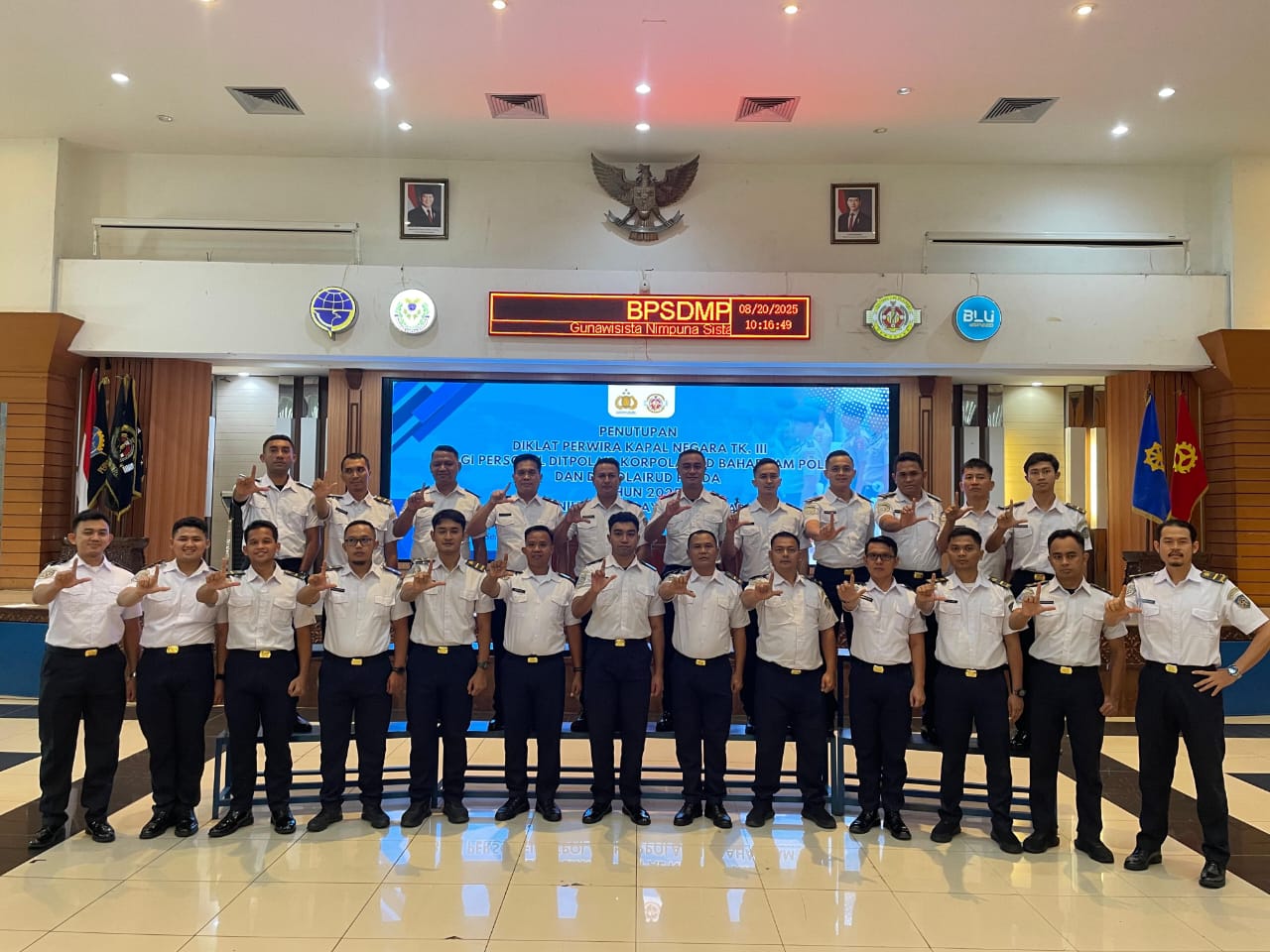 BRIPKA Elvis Palempa Selesai Ikuti Diklat Perwira Kapal Negara